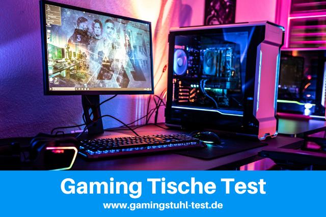 Gaming Tische Test günstig weiß